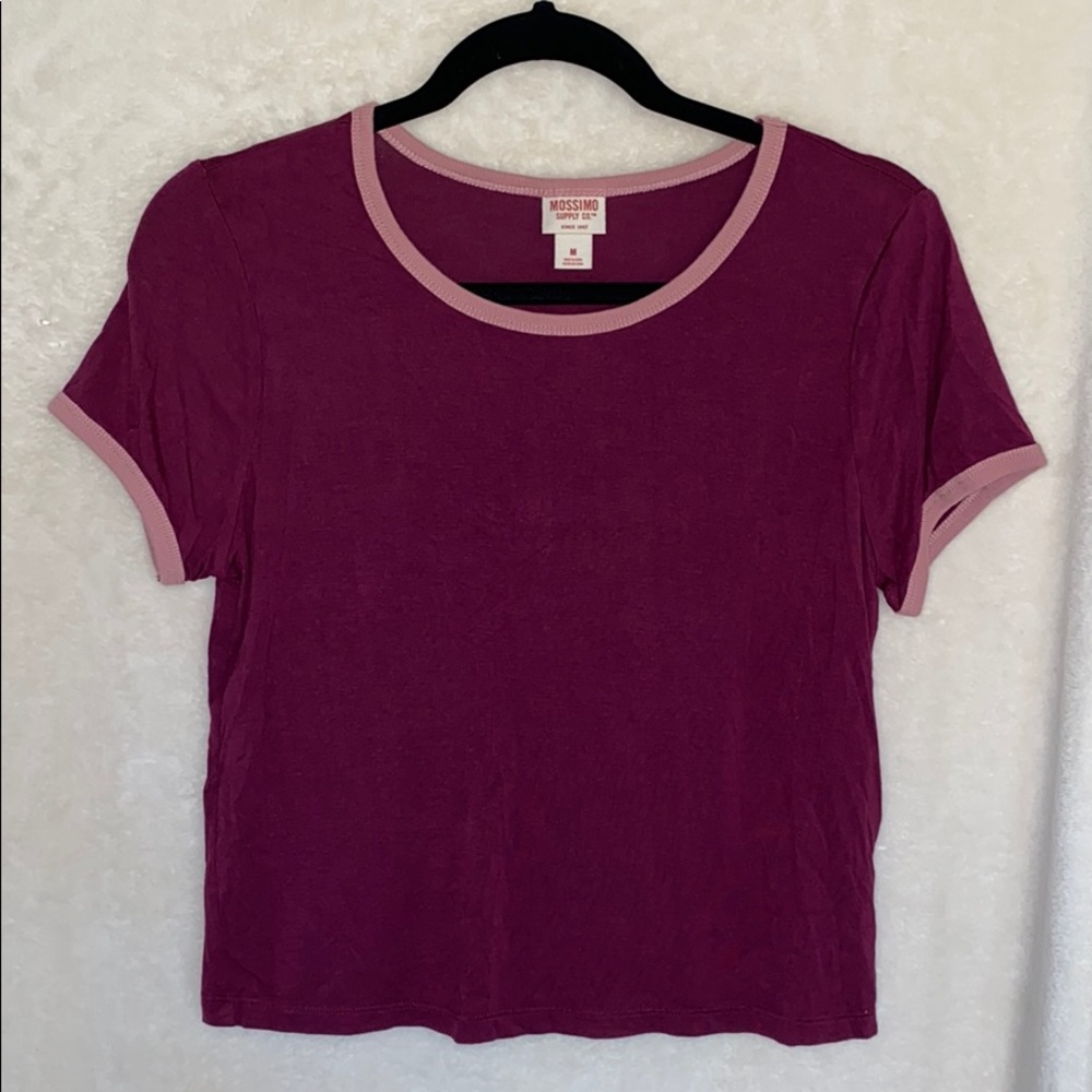Mossimo Supply Co. Purple Crop Top